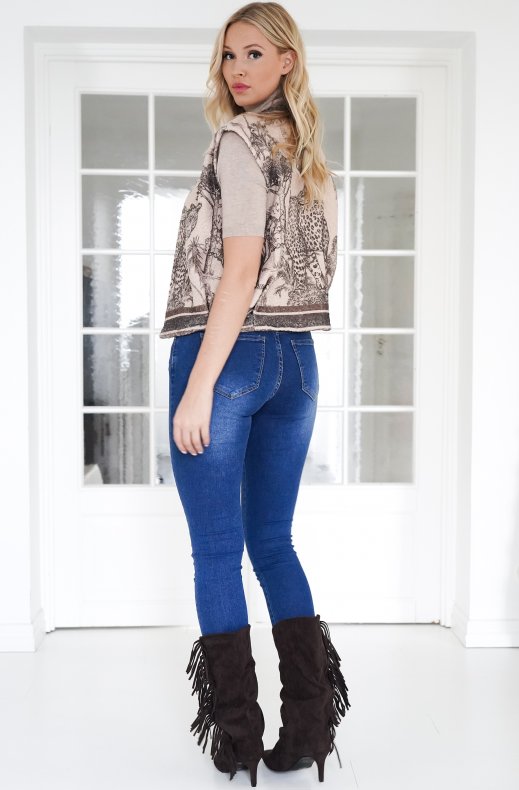 Mixed Brands - Vest Cheeta 25663 - Brown