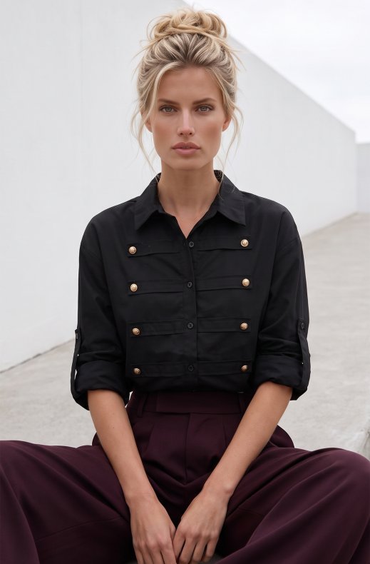 Mixed Brands - Napoleon Shirt 7117 - Black
