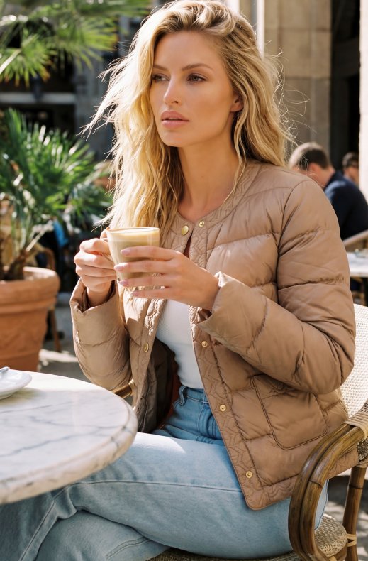 Monel - Debbie Jacket - Crisp Champagne