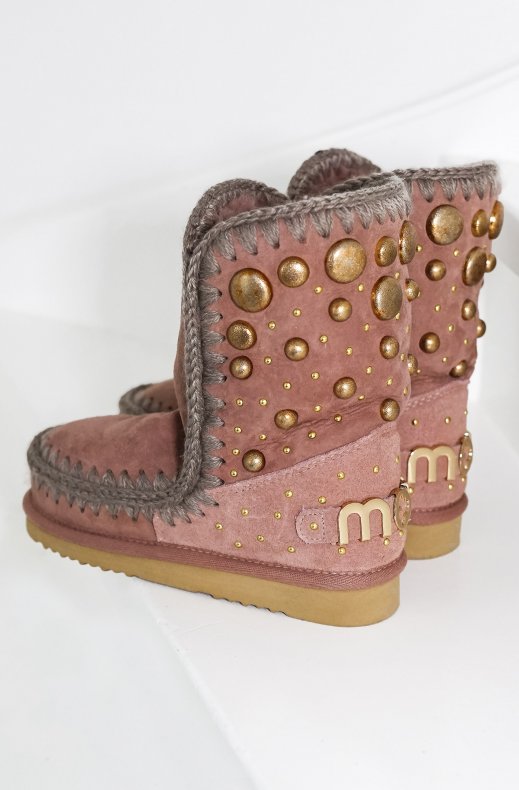 MOU – ESKIMO 24 BACK STUDS METALLIC DUSTY PINK