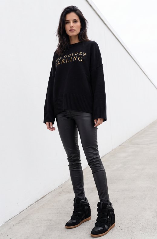 Nokwol - Eden - Black Leather/Suede