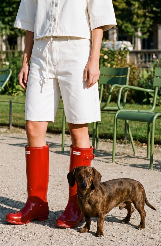 Norr - Kenzina Denim Shorts - White Wash