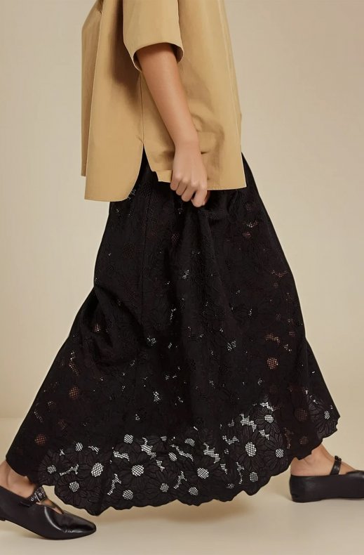 Norr - Loisa maxi Skirt - Black