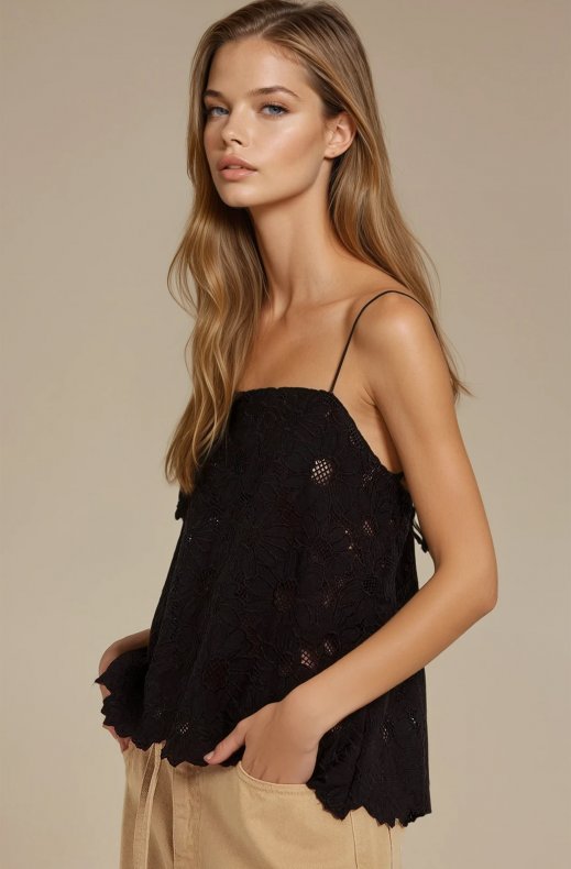 Norr - Loisa Strap Top - Black
