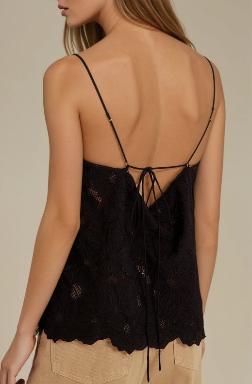 Norr - Loisa Strap Top - Black