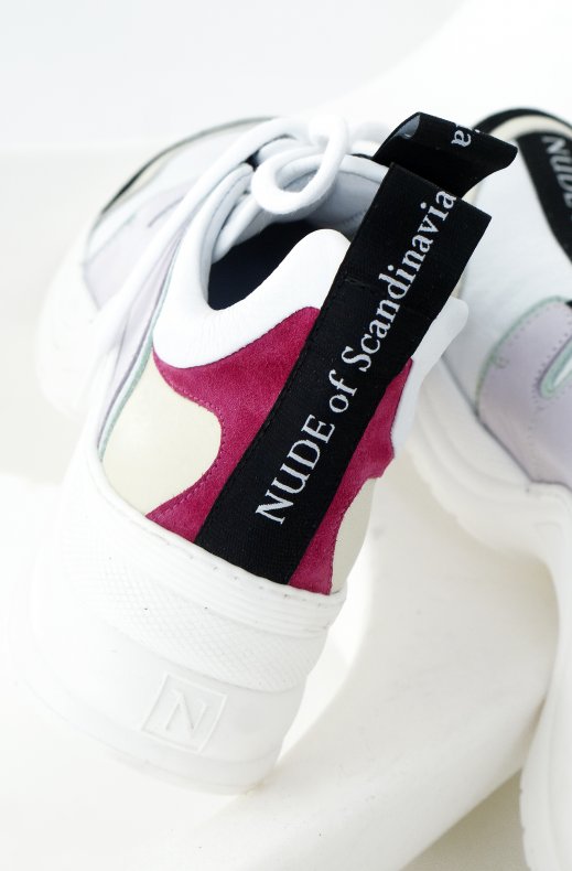 Nude Of Scandinavia - White Sneaker Pastel Mix