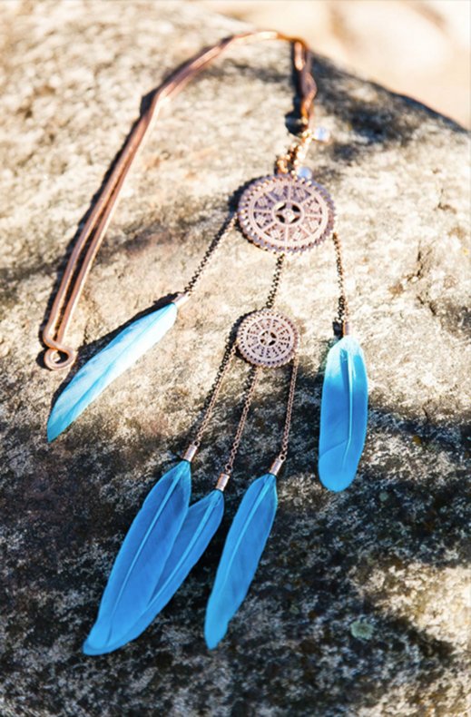 Plain Vanilla - Dreamcatcher Necklace - Rose Turkos
