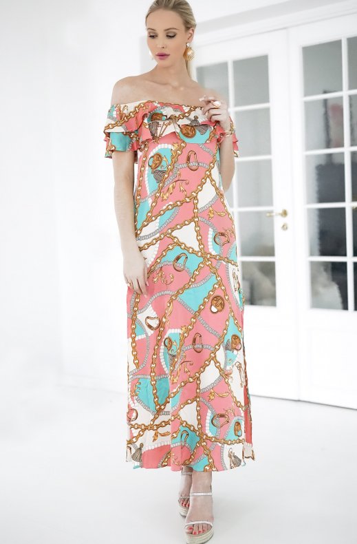 Plain Vanilla - Off Shoulder Dress Chain