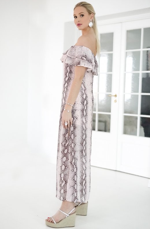 Plain Vanilla - Off Shoulder Dress Pink