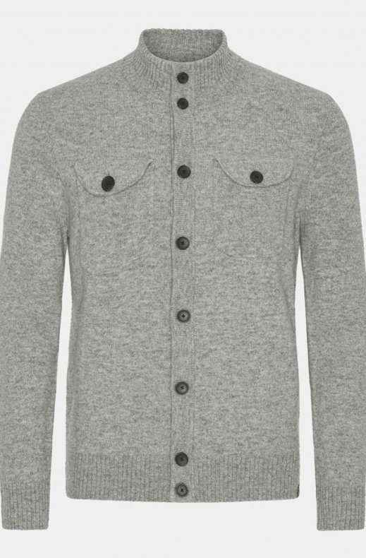 Less Worries - Pocket Cardigan - Light Grey