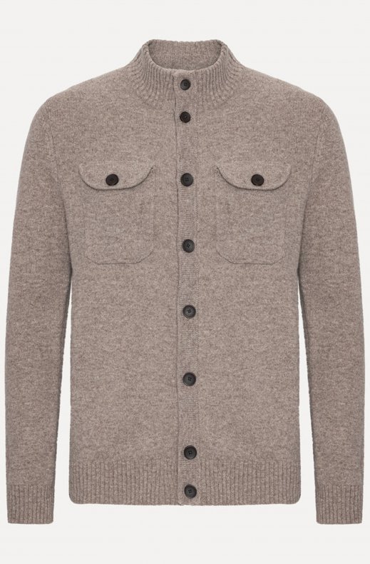 Less Worries - Pocket Cardigan - Sand