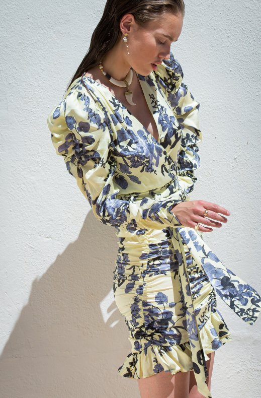 Ravn Ravn - Rene Dress - Yellow Paisley