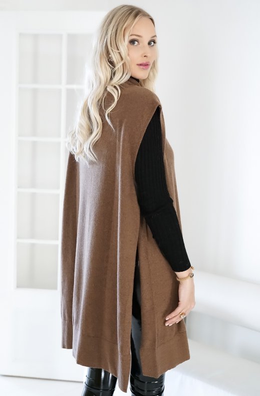 Re-branded Cashmere - Vest W735JVWS500 - Nut
