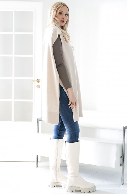 Re-branded Cashmere - Vest W735JVWS500 - Dust
