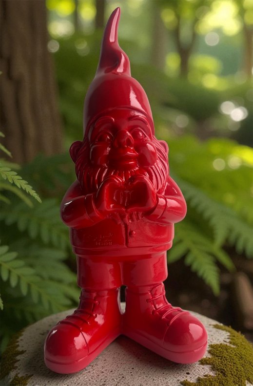 Mixed Brands - Tomte Hjärta 10 x 13 x 29,5 - Red