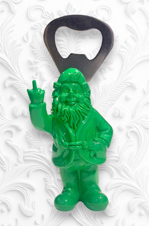 Mixed Brands - Santa Bottle Opener - Green