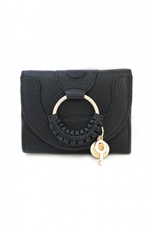 Hana Compact Wallet - Black