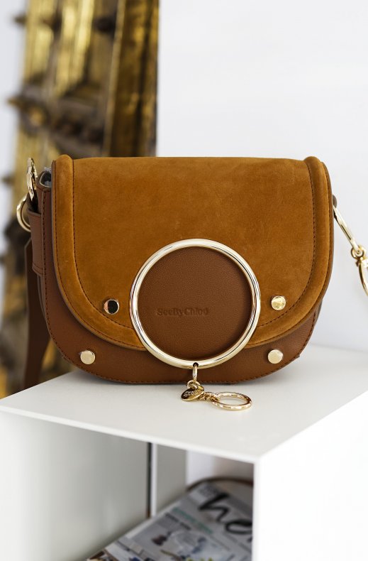 See by Chloe - Mara Cross-Body Bag Suede Leather Caramello