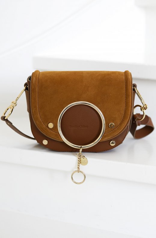 See by Chloe - Mara Cross-Body Bag Suede Leather Caramello