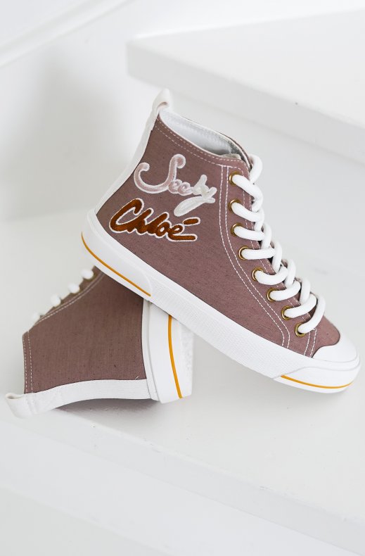 See by Chloé - Noli High Canvas Sneaker - Rosselina