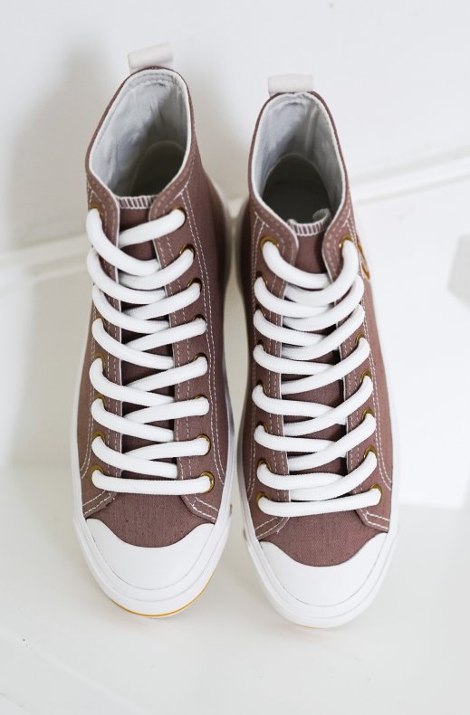 See by Chloé - Noli High Canvas Sneaker - Rosselina