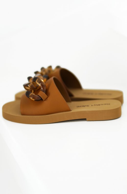 See by Chloé - Sandal with Chanin - SB38092A - Natural
