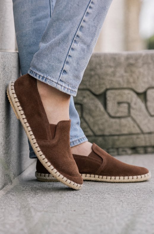 Shepherd of Sweden - Jan Espadrille - Brown Suede