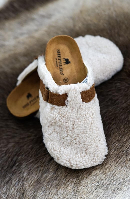 Shepherd of Sweden - Dam Roma Tofflor Creme