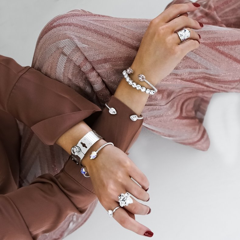 CAROLINE SVEDBOM - Mini Drop Bracelet Rh/crystal