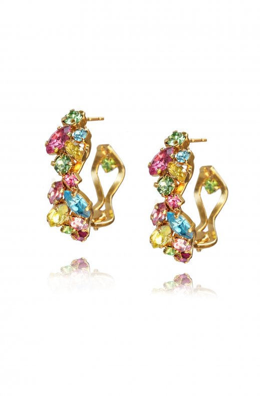 CAROLINE SVEDBOM - STELLA EARRING GOLD RAINBOW