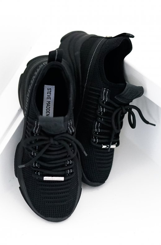 Steve Madden - Mac-E Sneaker Black/Black SS23