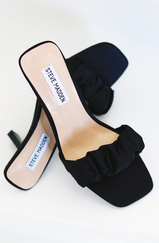 Steve Madden - Truley Black Satin
