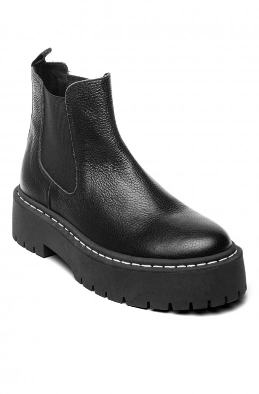 Steve Madden - Veerly Boot Low Black Leather