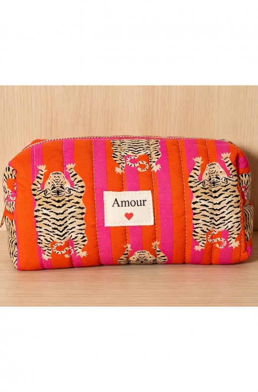Mixed Brands - Tiger Make-up Bag XD33456 - Red