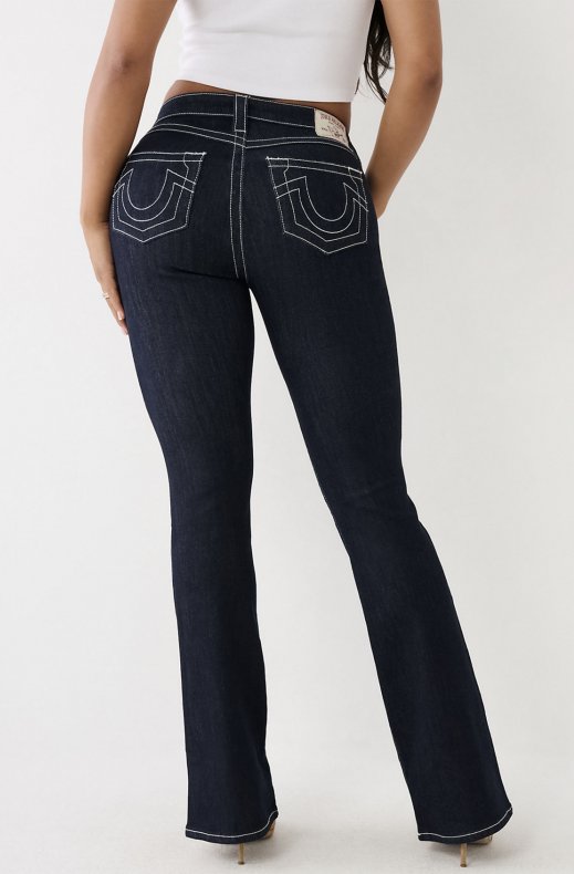 True Religion - Becca Mid Rise Boot Cut - Body Rinse