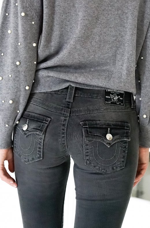 True Religion - Joey low rise Bootcut - Charcoal