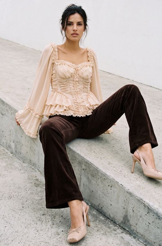 Mixed Brands - Blouse U31720 - Beige