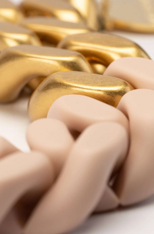 Vanessa Baroni - Great Bracelet 2 color - Gold matt baby rose